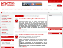 Tablet Screenshot of mail.peppernews.eu